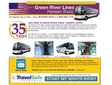 Tablet Screenshot of greenriverlines.com